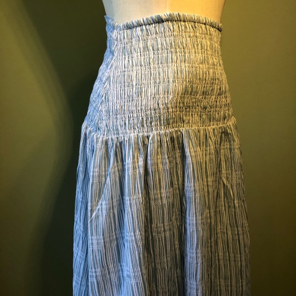 Anthropologie Karyn Smocked Midi Skirt - Picture 9 of 15